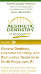 Mobile Screenshot of aestheticdentistryofwickford.com
