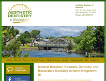 Tablet Screenshot of aestheticdentistryofwickford.com